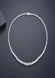Модные ожерелья Lavers Lab Diamond CZ Каменное белое золото, подвесные ожерелья для женщин, свадебные украшения для свадеб, 2209509094