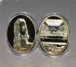 Jesus The Last Supper Commemorative Challenge Coin Christianism Gold Silver Promotional Event Commemorative Coin Gift Collection1937169