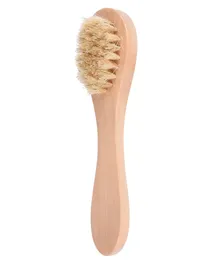 Natural Boar Brestles Face Brush Dry Skin Bath Spa Brush Ta bort Dead Skin Rub Face Nail Brush1806166