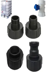 Acessórios IBC de serviço pesado 3Quot S100x8 Ofino fêmea a 2quot NPT Adaptador masculino 2quotbuttress 2inch NPT feminino ou QD Garden8740095