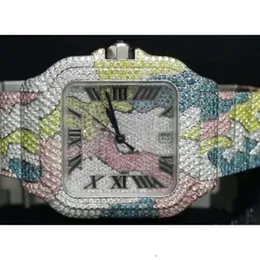Direct Top Quality On Factory Price DEF Lab Grown Diamond Iced Out Watch