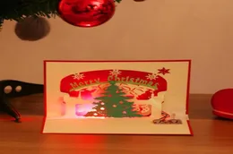 인사말 카드 메리 크리스마스 카드 Lightmusic 3D Up 스테레오 축복 트리 친구 Xmas 선물 소원 postcard8054432