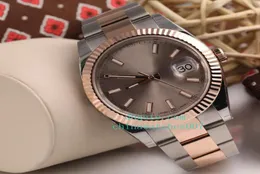 Relógios de luxo de 41 mm 126331 18K Rosegold Herren Watch Shape Round Movement Automatic Man Watch3891558