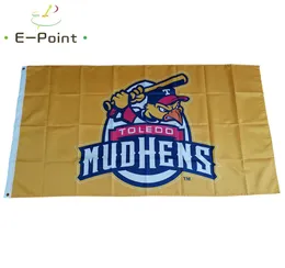 Milb Toledo Mud Hens Flag 35ft 90cm150cmポリエステルバナーデコレーションフライングホームガーデンフェスティブギフト7325681