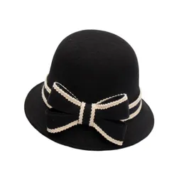 Kadın Taklit Kuşak Şapkası ile Kadın Yün Keçe Şapkası Fishing Şapkaları Disket Sıcak Katı Caps2063714