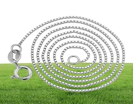 S925 Серебряное серебряное ожерелье Женщины Мода прекрасная серебряная ювелирная коробка серебряное ожерелье Сти соответствующая цепь иностранная торговля ювелирными изделиями W7894956