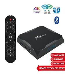 X96 MAX AMLOGIC S905X3 4GB 32GB Android 90 TV BOXES DUAL WIFI 24G5G SMART TV BOX PK TX6 H96 MAX87150333333333333