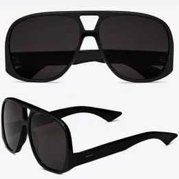 Mens Fashion Extra Large Rectangular Frame Outdoor Sunvisor for Women Luxury Driving Mirror Designer High Quality Sunglasses with Original Box SL652