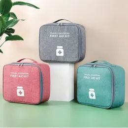 Mini Botiquin İlk Yardım Kitleri Seyahat İlk Yardım Kiti Tıp Çantaları Organizatör Kamp Dış Mekan Acil Survival Bag Hap Kılıfı