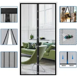 8 Größen grundlegende magnetische Moskitonetz -Sommer -Anti -Bug -Fliegen -Türvorhänge automatisch Abschlussbildschirm Küchenaufkleber Vorhang 240424