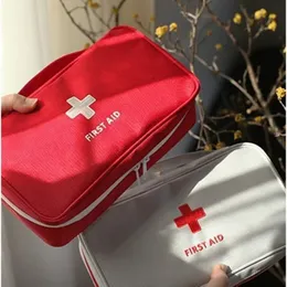 Nowe 2024 Nowe zestawy pierwszej pomocy Pusta duże przenośne przetrwanie na zewnątrz work o trzęsienie ziemi w awaryjne torby awaryjne Duża pojemność Pakiet medyczny dom/samochodu