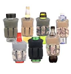 Utile mini mini militare MOLLE MOLLE MOLLE SET PERSONALE SET SCAPRALLA REGOLABILE Drink tattica bottiglia di birra tattica Copertura C190415016308135