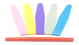 Meisha 30st High Quaily Nail File Rhombus Shape Washable 100 180 Grit Sponge Nail Polering Buffert Strips Manicure Tools HE001826326387