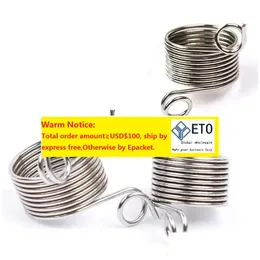 Tecido e costura de metal guia de metal tricô thimble aço inoxidável anel de dedo para artesanato ferramenta xbjk2301 entrega de gota zz