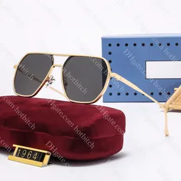 Klassische Herrenpilot -Sonnenbrille hochwertiger Designer polarisierter Sonnenbrillen Luxus Fahrt Eyewear Outdoor Blackout Sonnenbrille mit Schachtel