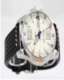 2018 Sprzedaj Miglia White Dial Men039s Automatyczny ruch zegarek ze stali nierdzewnej męskie sportowe zegarek gumowy pasek3421790