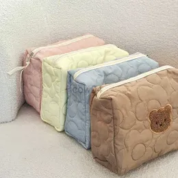 Diaper Bags Embroidery Baby Nappy Bag Stroller Diaper Bags Bear Candy Color Portable Storage Toiletry Organizer Mommy Bag for Mom d240429