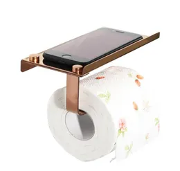 2018 Beautiful Practical Rose Gold Multipurpose Toilempaper Paper Roll HolderバスルームステンレススチールペーパーホルダーT2004254624938