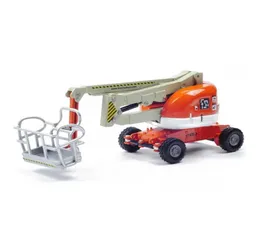 KDW Diecast Loy Aerial Work Truck Model Toy 187 Engenharia Ornamento de veículo para o garoto de Natal Garoto Presente de menino Coleção9793331