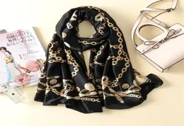 New Fashion Spring Summer Bandana Belts Lenves Women039S Brand 100 Pure Silk Senk Sé -shawl Print Hijab94274588946818