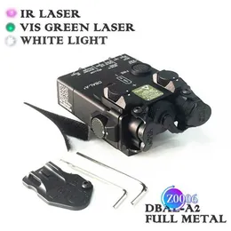 Flashiche di ricarica esterni forti torce tattiche torce en Laser Sight Advance 2 Visible IR Dual Beam mirando PEQ 15A a infrarossi luminosi Airsoft 230726 BLUO