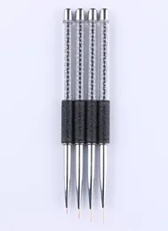 1 PC Liner Draw Brush Caneta 5mm 7mm 9mm 11mm Crystal Acrylic Unhe