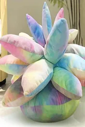 Cushiondecoratif Yastık 3d Succulents Kaktüs Bahçe bitkisi için sevimli etli yastık atma yatak odası oda ev dekorasyon yenilik 3353730