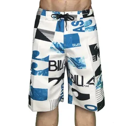 Mens Surf Beach Pants Fitness Outdoor Sports FivePoint Swimming Shorts Color Wide Leg Swimsuit Summer 240416