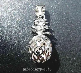 Säljer högkvalitativ 925 Sterling Silver Pineapple Pendant Necklace For Women Man Children Gift 2105242828801