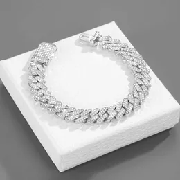 cuban link chain bracelet designer necklace moissanite chain Pendant Necklaces Iced Out Pass Diamond Tester Sterling Silver Necklace Vvs Moissanite chains for men