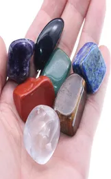 Natural Crystal Chakra Stone 7st Set Natural Stones Palm Reiki Healing Crystals Gemstones Home Decoration Accessories 7pcsSet by6885939