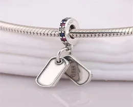 Charms dingle originali 925 sterling silver passar diy stil smycken armband hjälte hund tagg 797659czrmx h826174290174