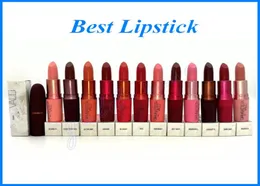 Lippenstift Make -up Gia Valli Matte Lippenstift Hochwertige Farben Plastik Metall mit Geschenk Bea4684267292