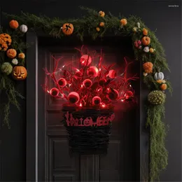 Dekorative Blumen Halloween künstlicher Augapfel Girlandetür Dekorationen hängen vorne Dekoration Kranz Festival Ornament