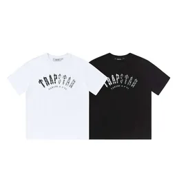 Trapstar Kamuflaj Arşivli Yazı Tipi Yüksek Tanımlı Baskılı Kısa Kollu High Street Unisex Casual T-Shirt