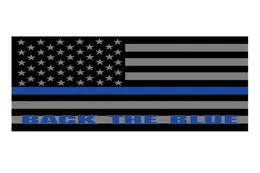 Back Blue American Police Flag 3x5countries Custom 3x5 Polyester Digital Printed Home Outdoor Decoration4061466