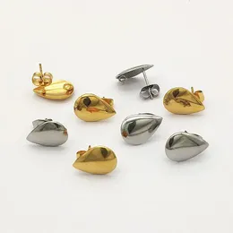 Ankomst 13x9mm 100 st rostfritt stål droppörhängen Anslutare för örhängen DIY Partsjewelry Tillbehör Fynd 240428