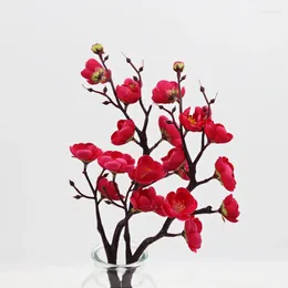 Flores decorativas 38 cm de ameixa artificial Blossom Living Faro to Flower Wedding Decoration