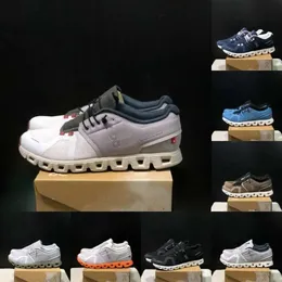 Brisk Cloud 5 Push Eclipse Chambray Designer Koşu Ayakkabıları Underhed Beyaz İnci Zeytin Siyah Alev Surf Cobble Coluds Erkek Kadın Trainer Sneaker Boyutu 36-45