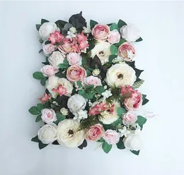 4060cm Luxury customize silk hydragea artificial flower wall panel grass base DIY backdrop wedding arch decor flower wall art T203069775