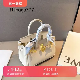 Women Leather Handbag BK L Popular This Years Cherry Blossom Powder Small Bag High-end Feeling Bag Womens 2024 New Spring/summer Handbag Crossbody Bag