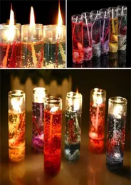 Porta di candela in vetro di cristallo Romantico bar per matrimoni decorazioni per feste candedili gusci oceanici San Valentino Jelly Candle9470291