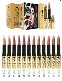 Selling Lowest first Makeup New Selling Lasting Matte Lipstick twelve different colors English name gift2460817