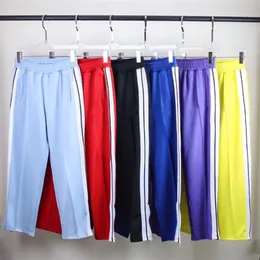 Męskie spodnie damskie Sports Pants Designers TrackSUIT Suits luźne płaszcze kurtki bluzy bluzki dresowe Rainbow sznurki zamek błyskawiczne