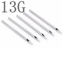 Yilong Dövme Bütün 100 PCS Steril Dövme Vücut Piercing Needles 13G Dövmeler Supply8424360