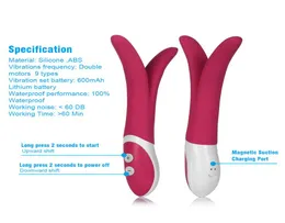 방수 혀 딜도 진동기 Gspot Massager 멀티 스피드 섹스 장난감 부부 성인 R26662464