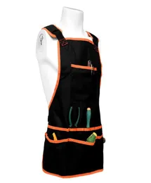 Carpenter Apron Electrician Tool Belt Bell Pouch Mechanic Vest Waterproof Oxford Cloth 16 Pocket Fits All For Clother Protection5136159