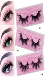 Novo Cheelas de Mink 5D Cílios de Mink Full Full Strip Lashes Crueldade Lashes Lesões de luxo dramático 3D Lashes Cilios K S3929383