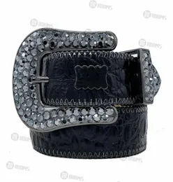 2021 Designer BeltSimon Belts for Men Women Shiny diamond belt black Noir Classic233P2136955