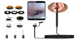 EPACK In Ear Cleaning Endoscope Spoon Mini Camera Ear Picker Ear Wax Removal Visual Mouth Nose Otoscope Support Android PC6711536